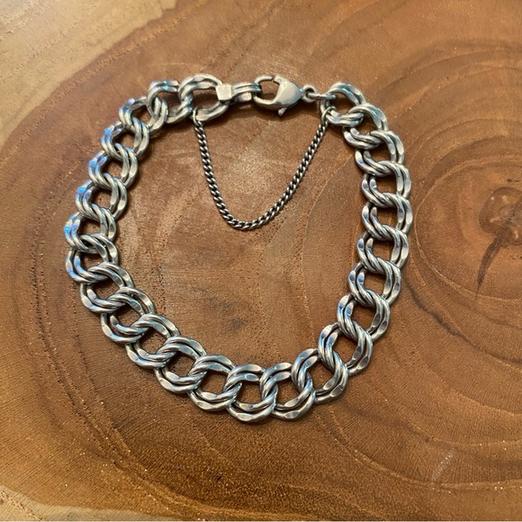 James Avery Jewelry James Avery Heavy Double Curb Charm Bracelet